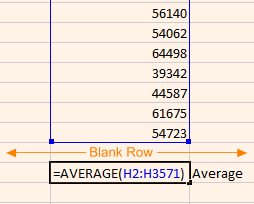 Blank Row